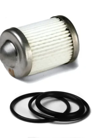 Holley Fuel Filter Element and O-ring Kit Fits 100 GPH Billet Fuel Filters 10 Micron Cheap