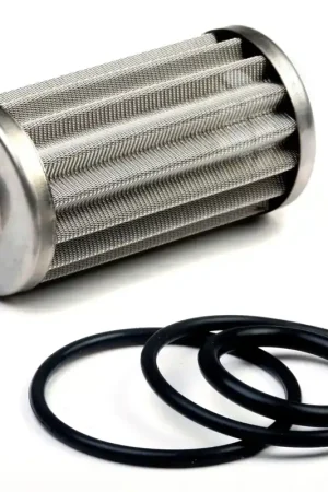 Holley Fuel Filter Element and O-ring Kit Fits 175 GPH HP Billet Fuel Filters 100 Micron Direct From Manufacturer