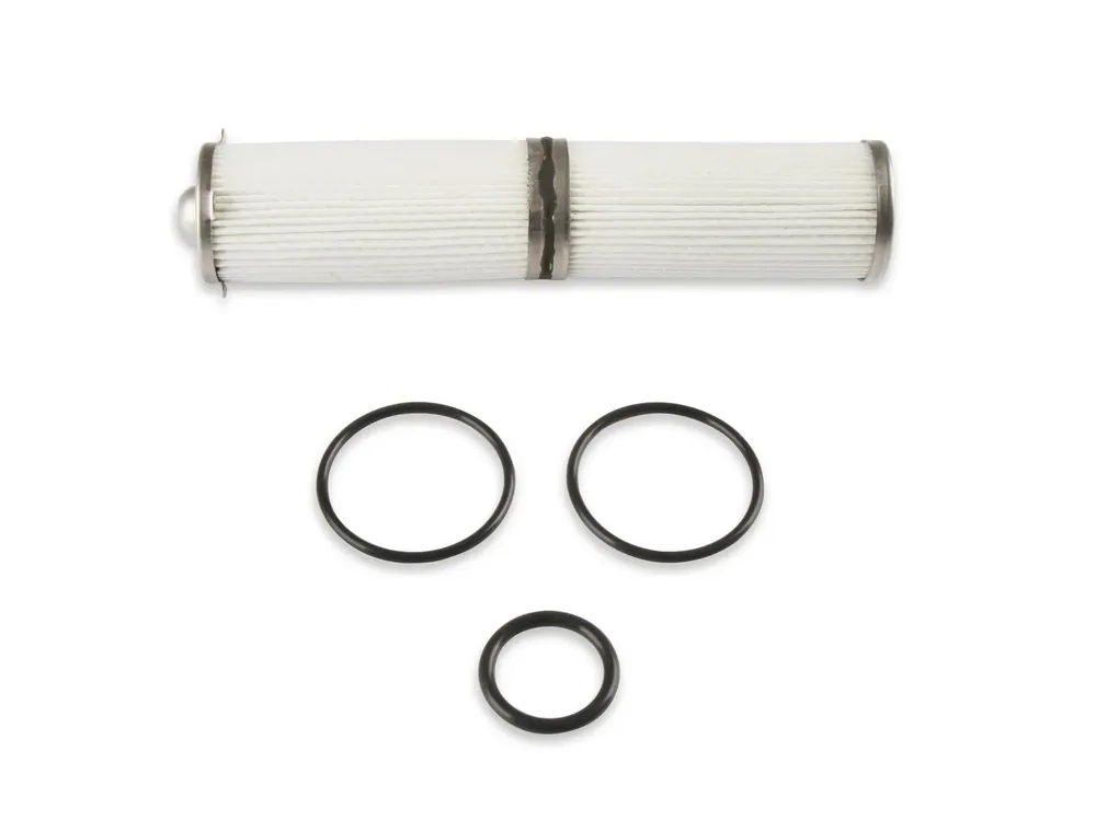 Buy Direct Holley Fuel Filter Element and O-ring Kit Fits 460 GPH VR Series Billet Fuel Filters 10 Micron