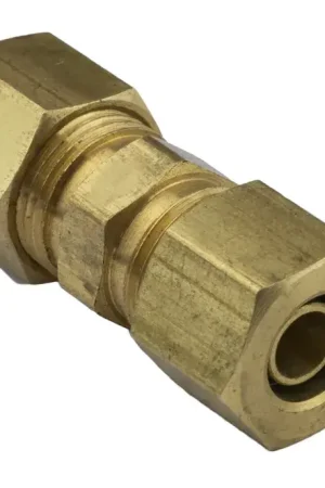 While Supplies Last Proflow Fuel Line Connectors Brass 5/16in 8mm Nylon to Pipe Or Pipe To Pipe Compression Joiner