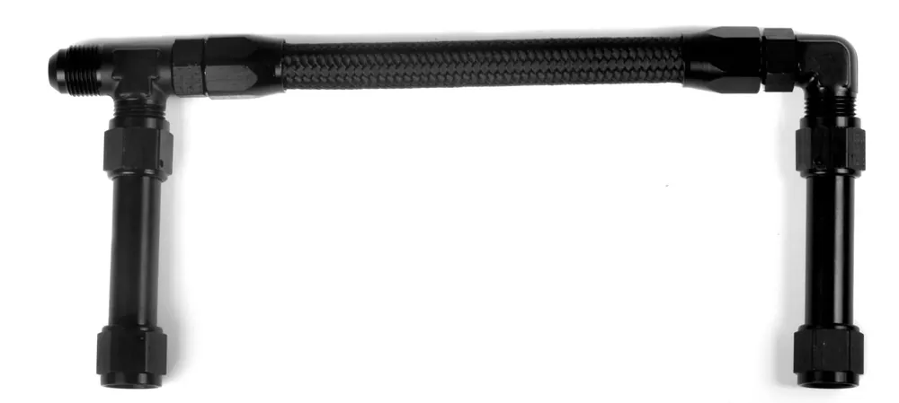 Holley Fuel Line Dual fuel lines for 4150 Ultra XP Carburetors w -8 O-ring XP Bowls. Fuel line with single 8AN inlet, fittings with Pro-Lite 350 hose Exclusive Offer