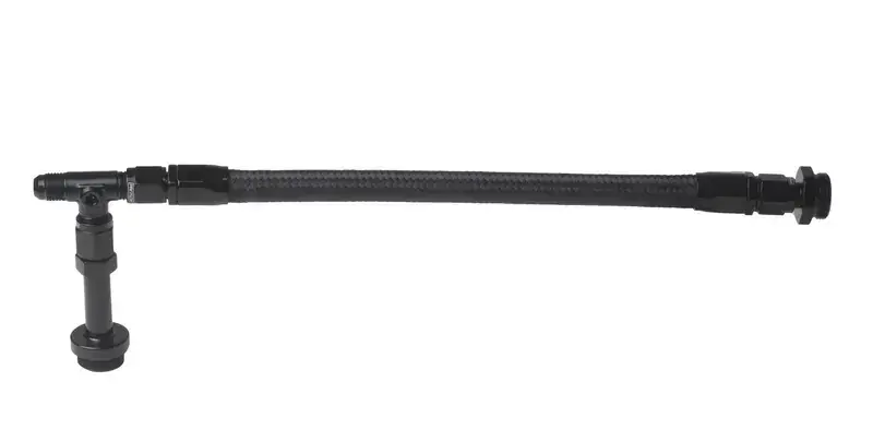 Proflow Fuel Line Kit Holley 4150/4160 Universal Swivel-Seal Stainless Steel Hose -06AN Black Limited Edition