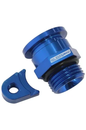 Trusted Brand Aeroflow Fuel Pressure Regulator Adapter - Blue (Holden V8 EFI)