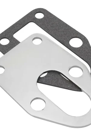 Proflow Fuel Pump Backing Plate Suit Small Block Chevrolet w/Gasket Chrome Steel Must Have