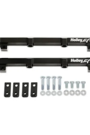 Markdown Holley EFI FUEL RAIL KIT, LO-RAM & ULTRA LO-RAM PORT F.I. - GM GEN V LT SINGLE INJECTOR PORT FUEL INJECTION - 3/4-16 -8AN O-RING PORT