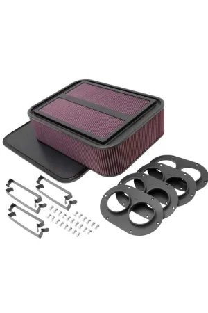 Shop Now K&N Filters Gen 2 Carbon Fibre Custom Racing Air Box Assembly - 4.125" Height