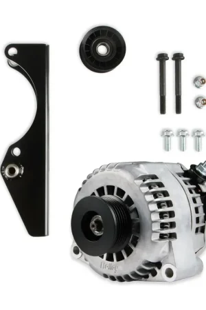 Holley Gen III Hemi Alternator Relocation Kit w/ Alternator High Quality