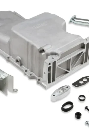 Buy Today Holley GM Gen V LT Swap Oil Pan - Drag Race - As Cast with Turbo Oil Return