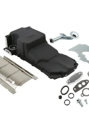 Clearance Holley GM Gen-V LT Swap Oil Pan GM Gen V LT Swap Oil Pan - Black - with Turbo Oil or PVC Return Port