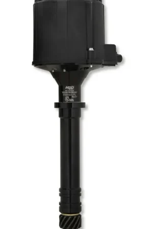 Worldwide Shipping MSD GM Late Model HEI V8 Ext Coil Distributor- Black Drop-in replacement distributor- Black for Late Model GM HEI distributors with exterior coil.