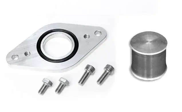 Torque Solution GReddy Blow off Valve Adapter with Plug Combo (Mazdaspeed 3/6/CX7) Brand New