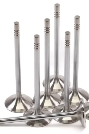 Professional Grade GSC Power Division GSC P-D Ford Mustang 5.0L Coyote Gen 1/2 32.75mm Head (+1mm) Chrome Polish Exhaust Valve - Set of 8