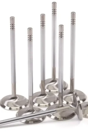 One Day Deal GSC Power Division GSC P-D Ford Mustang 5.0L Coyote Gen 3 37.6mm Head (STD) Chrome Polished Intake Valve - Set of 8