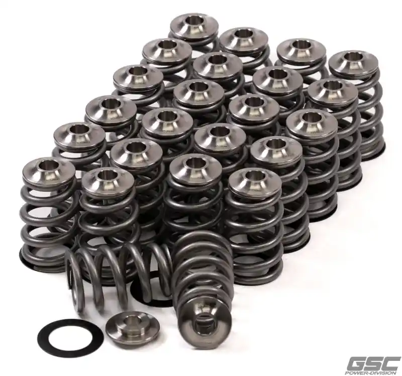 Time-Limited GSC Power Division GSC P-D Nissan VQ35 High Pressure Conical Valve Spring Titanium Retainer and Spring Seat Kit