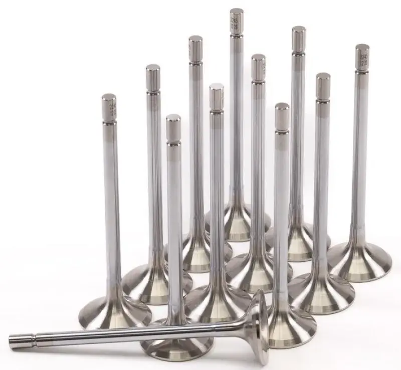 Affordable GSC Power Division GSC P-D Nissan VR30DDTT 28.5mm Head STD 97.5mm Long Super Alloy Exhaust Valve - Set of 12