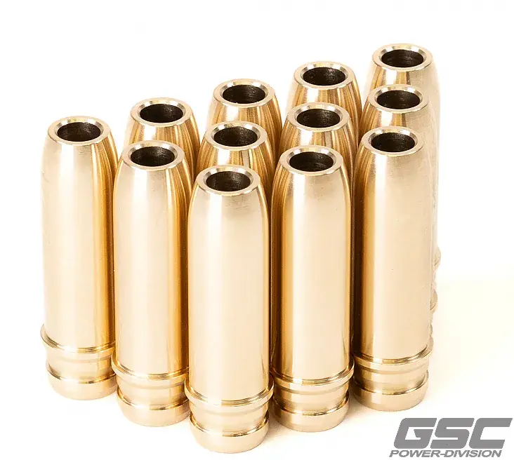 Trusted Brand GSC Power Division GSC P-D Nissan VR30DDTT Manganese Bronze Stopper Exhaust Valve Guide +.003in Oversize OD - Single