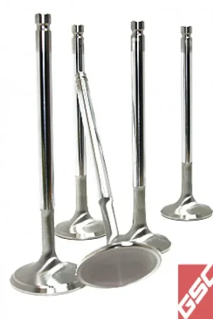 Mega Sale GSC Power Division GSC P-D Subaru EJ207/EJ257 Chrome Polished Super Alloy Exhaust Valve - 33mm Head (+1mm) - Set of 50