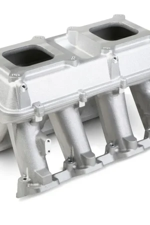 Holley Hi-Ram Intake - GM LS3/L92 Carbureted Hi-Ram Intake, 2 x 4150 sideways and inline mounting Fan Favorite