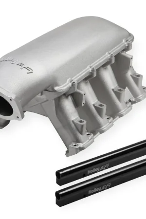 New Release Holley EFI Hi-Ram Intake Manifold - GM LT1 GM Gen V LT1 Hi-Ram, 1 x 105mm LS Throttle Body Longitudinal Mount w/Port EFI Provisions & Fuel Rails