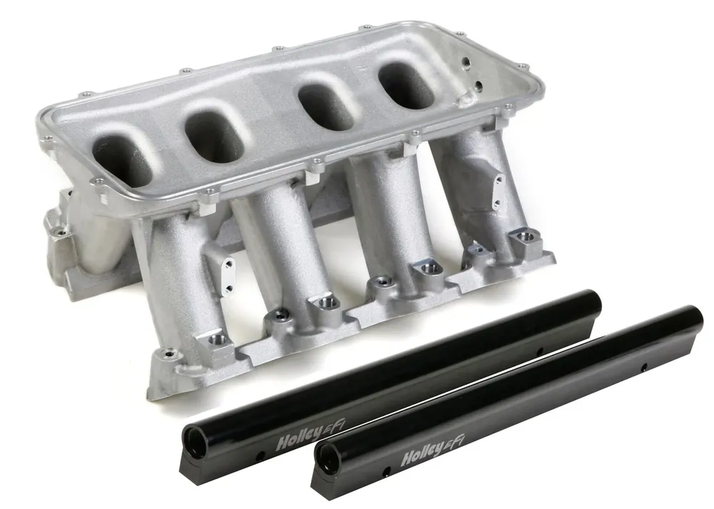 Holley EFI Hi-Ram Lower Manifold - GM LS1/LS2/LS6 LS1/LS2/LS6 Cathedral Port EFI Base Only Fresh Stock