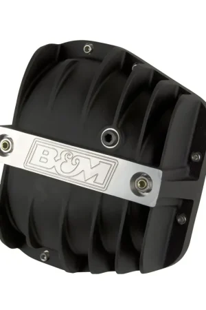 Luxury B&M Hi-Tek Aluminum Differential Cover for Ford 9.75-inch - Black Fits 2009-2023 Ford F-150