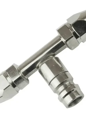 Modern Proflow Hose End Air Conditioning 304 Stainless Straight Inline Charge Port -10 Chrome