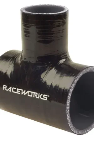 Secure Checkout Raceworks Hose Tee 2.75" ID1.5" Spout Black