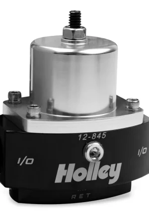 Holley HP Billet Carbureted By Pass Fuel Pressure Regulator Street/Strip Carbureted Applications Two Port Adjustable from 4.5 to 9 PSI Time-Limited