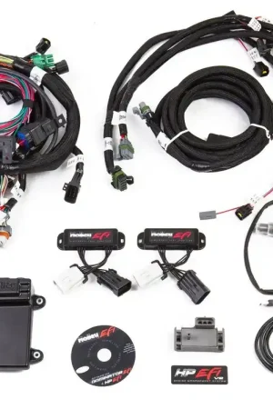 Best Choice Holley EFI HP EFI ECU & Harness Kits Complete 99-04 2 Valve Ford Modular Engine Plug and Play Kit - Jetronic "Bosch Style" injector harness - Bosch Wideband O2