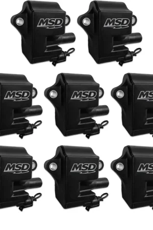 Place Order MSD Ignition Coil - Pro Power Series - GM LS1/LS6 Engines - Black - 8-Pack