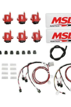 MSD Ignition Coil - Smart - Big Wire Kit - Red Universal - Use with Holley or EFI Systems Save Now