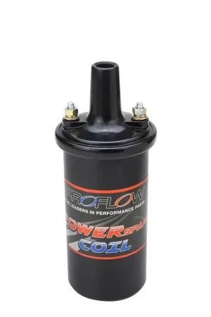 Final Sale Proflow Ignition Coil Striker 2 Canister Round Oil Filled 45000V 140mA - Red