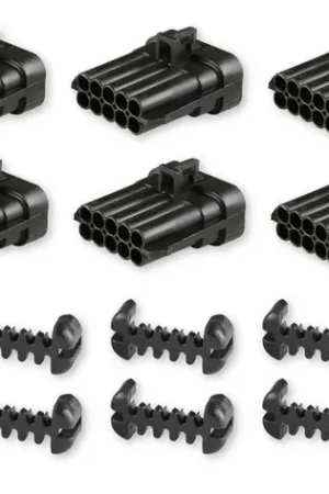 Don’t Miss Out Holley EFI Ignition Sub Harness Connector METRIPACK, 10 CAVITY, MALE, BLACK