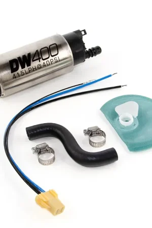 Deatschwerks In-Tank Fuel Pump w/ 9-1044 Install Kit (Mustang 85-97) - 415lph High Quality