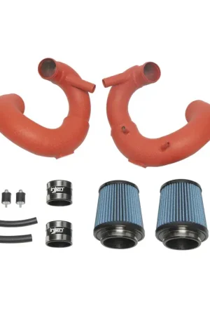 Warranty Included Injen Injen 19-21 Genesis G70 V6-3.3L Twin Turbo SP Short Ram Air Intake System - Wrinkle Red