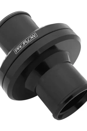 Original Proflow Inline Thermostat Housing Suits 1.50'' Hose w/AN16 ORB Ports Billet Black Anodised