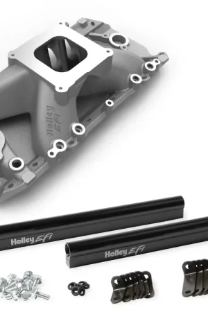 Holley EFI Intake - Chevy Big Block V8 EFI Intake Manifold 396, 402, 427, 454, 502 for 4150 Style Flange, Oval Port Heads Big Sale
