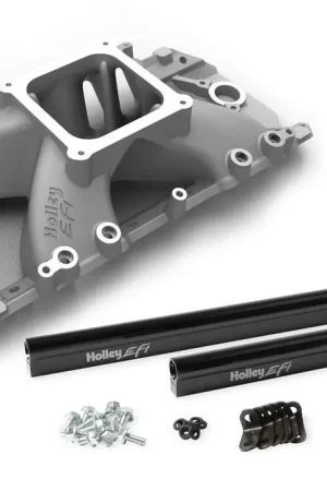 Holley EFI Intake - Chevy Big Block V8 EFI Intake Manifold 396, 402, 427, 454, 502 for 4500 Style Flange, Rectangular Port Heads Original