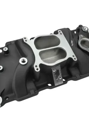 Proflow Intake Manifold AirDual Aluminium Black Square/Spread Bore For Chevrolet Small Block Premium