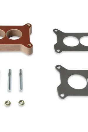 Brand New Holley Intake Manifold Spacer Intake Manifold Spacer For 2300 Flange. 1 11/16" Bores 1" Height Phenolic Spacer.