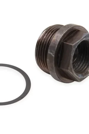 Top Pick Holley Inverted Flare Fitting Inverted Flare Fitting 3/8" Tube; Fuel Bowl Thread 7/8-20 A x Inlet Thread 5/8-18 B