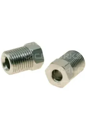 Raceworks Inverted Flare Tube Not 7/16in.-24 Stainless Fits 3/16in. Hard Line 2Pk No Minimum Order