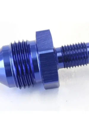 Fast Shipping Aeroflow Inverted Seat Adapter 3/8"-24 To -8AN - Black