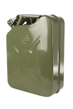 Free Delivery Rugged Ridge Jerry Can Green 20L Metal