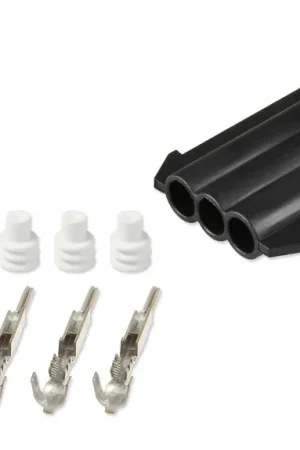 Holley EFI Knock Sensor, MPFI Universal Harness METRIPACK, 3 CAVITY, MALE, BLACK While Supplies Last