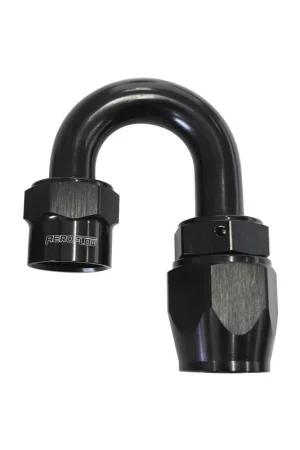 Aeroflow Kryptalon Lightweight Full Flow Swivel 180 Deg Hose End -12AN - Black - 1 Piece Get Yours