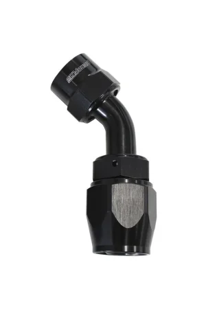 New Arrival Aeroflow Kryptalon Lightweight Full Flow Swivel 30 Deg Hose End -6AN - Black - 1 Piece