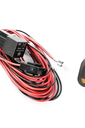 Rugged Ridge Light Wiring Harness Kit 1 Light Amber Switch High Quality