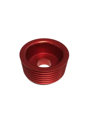 Torque Solution Lightweight Alternator Pulley (Genesis Coupe 3.8 2010+) Red Bargain