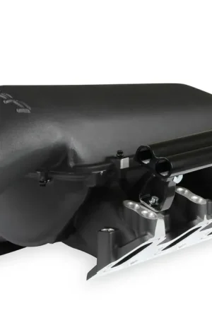 Warranty Included Holley EFI Lo-Ram Manifold Kit Dual Injector- Black - GM LS3/L92 Dual Injector Manifold and Fuel Rails- Black Finish